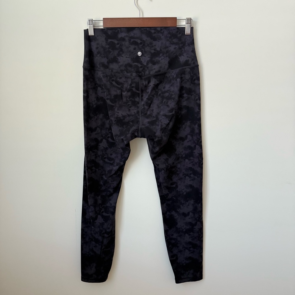 CRZ Yoga Leggings Tie Dye‎ Smoke Ink Size XL 26”